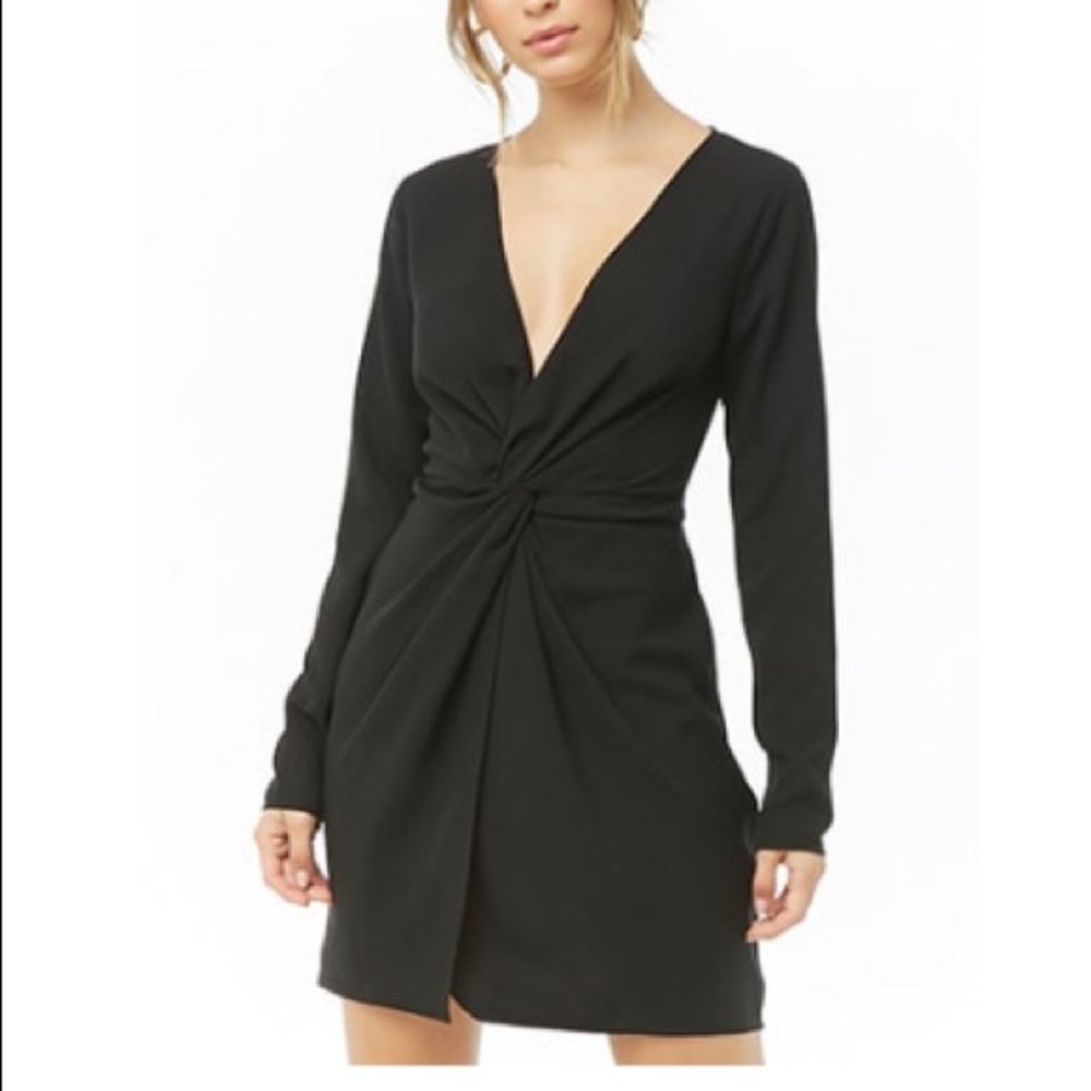 NWOT Long Sleeve Deep-V LBD